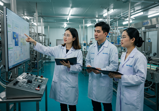 ngành công nghiệp chế biến sữa