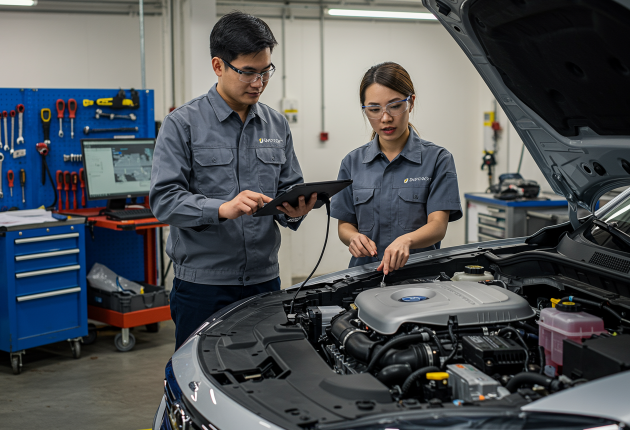 Các kỹ sư ô tô áp dụng kiến thức chuyên sâu để vận hành, sản xuất và bảo dưỡng phương tiện.